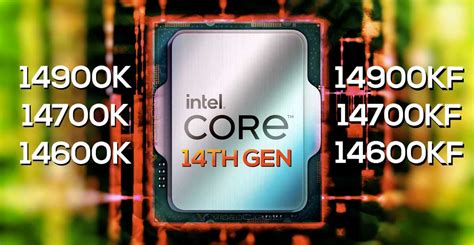 Intel Core i7-14700KF : un benchmark le montre à 6 GHz sur une Z790 X ...