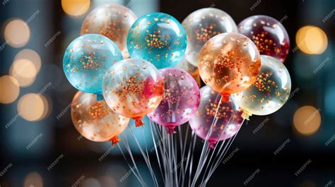 Premium AI Image | Bunch Colorful Balloons On White Background ...