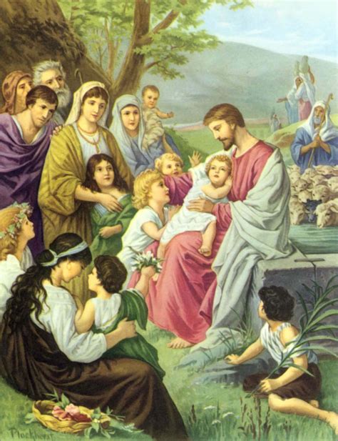 Great Pictures of Jesus with Children for Sunday School PLUS Two Scripture Lady Events - The ...