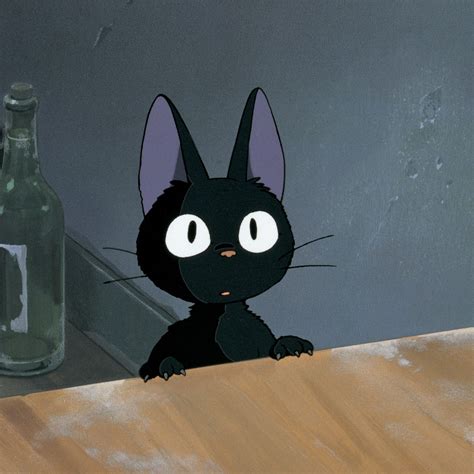 Jiji the cat from Hayao Miyazaki's Kiki's Delivery Service, voiced by the great Phil Hartman in ...