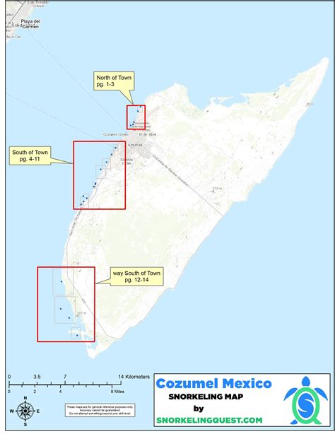 Snorkeling Quest | Cozumel Snorkeling Map