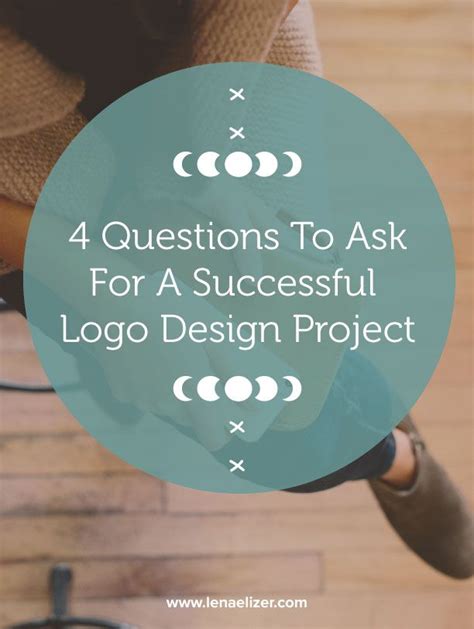 Four Questions To Ask For A Successful Logo Design Project — Lena Elizer, Designer and ...