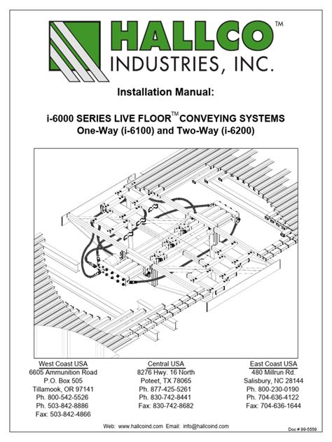 I-6000 Installation Manual | PDF | Mechanical Engineering ...