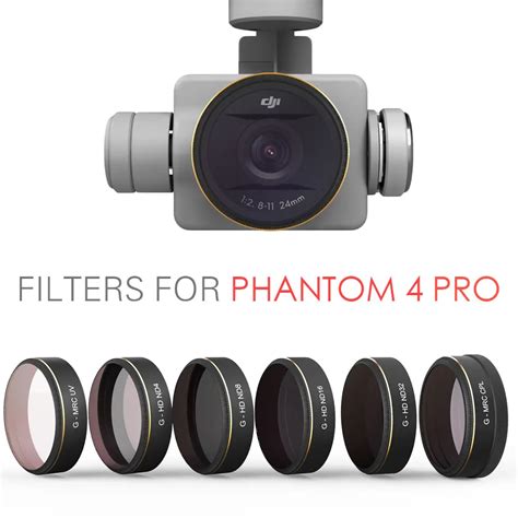 Aliexpress.com : Buy PGYTECH DJI phantom 4 Pro Accessories Lens Filters UV ND4 8 16 32 CPL ...