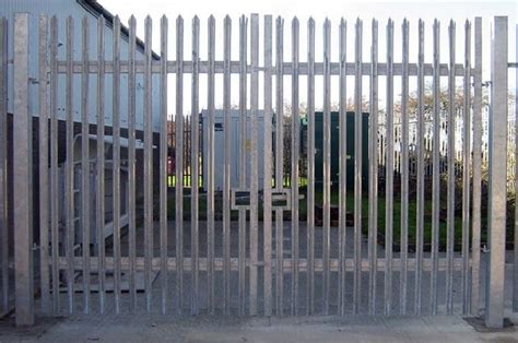 Steel Palisade Gates - Procter Contracts