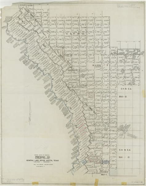 Presidio County Rolled Sketch 105B | 9789, Presidio County Rolled Sketch 105B, General Map ...