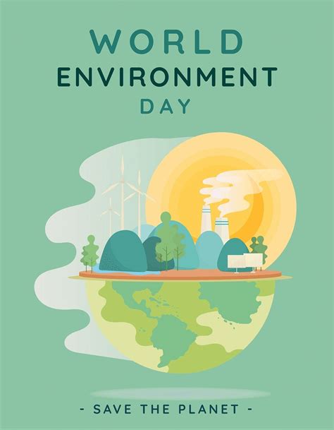 World environment day psd poster editable template | premium image by rawpixel.com / ketchup ...