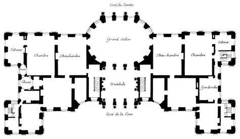 Charles le Brun, Louis le Vau pałac Vaux le Vicomte plan | Wie man plant, Barock architektur ...