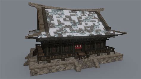 Small Japanese temple - Download Free 3D model by Juoda [d7a5d05] - Sketchfab