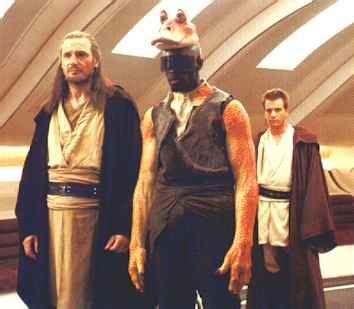 Jar Jar Binks isn't even a gungan. It's all a ruse to fool the jedi ...