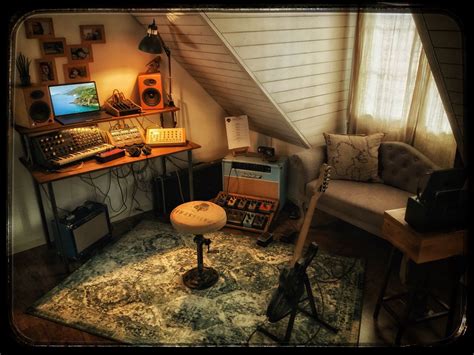 Home Music Studio Guitar G&L Synth Korg MS20 Elektron Model:Cycles Home ...