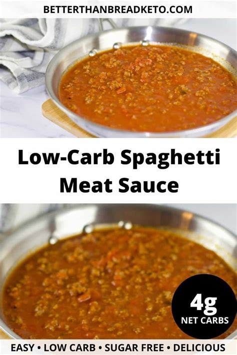 Low-Carb Spaghetti Meat Sauce | Better Than Bread Keto