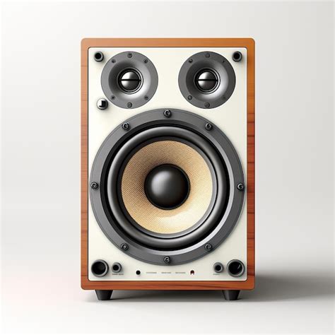 Premium Vector | Realistic vector speaker design on white background