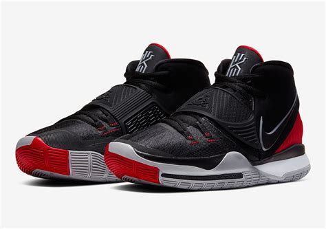 Nike Kyrie 6 Black University Red White BQ4630-002 | SneakerNews.com