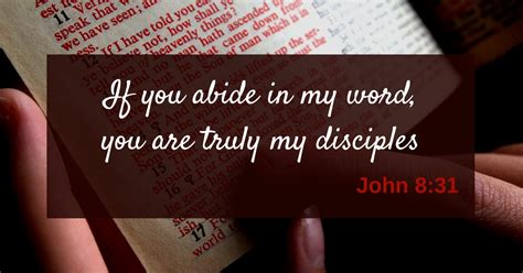 Daily Bible Verse | Holy Spirit | John 8:31 (ESV)