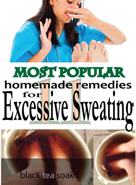 11 Most Popular Homemade Remedies for Excessive Sweating | Excessive sweating, Remedies ...