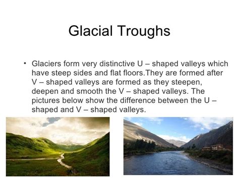 Glacial Troughs - Geography and Natural Landmarks