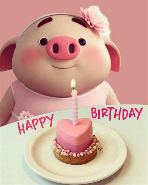 Happy Birthday | Happy birthday pig, Cute piggies, Cute piglets