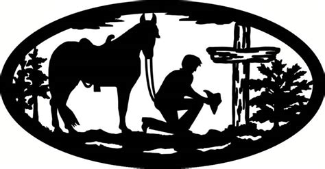 Free Cowboy Cross Silhouette, Download Free Cowboy Cross Silhouette png images, Free ClipArts on ...