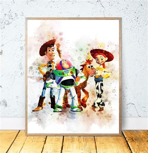 Toy Story Watercolor PRINTABLE Art Toy Story Print Disney Wall | Etsy ...