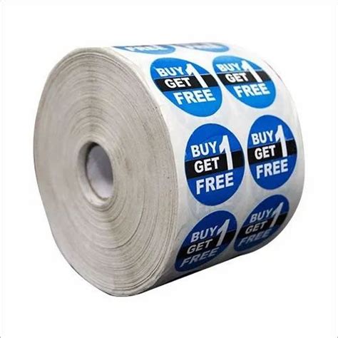 White Paper Pre Printed Barcode Labels, Packaging Type: Roll, GSM: 120, Rs 0.60/piece | ID ...