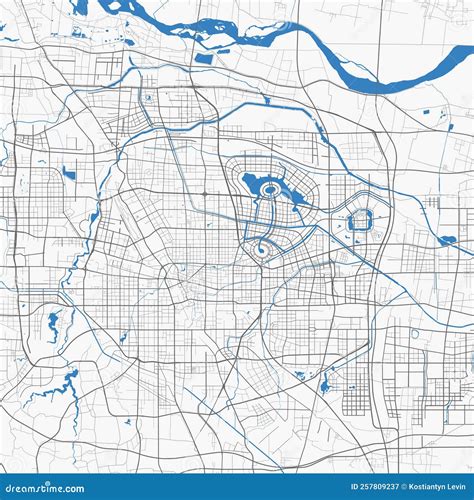 Zhengzhou Map. Detailed Map Of Zhengzhou City Administrative Area ...