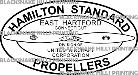 Hamilton Sundstrand & Hamilton Standard Logo Vector Image - Etsy