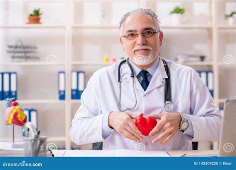 Doctor Cardiologist Diagnose Diagram Heart . Stock Photography | CartoonDealer.com #102417230