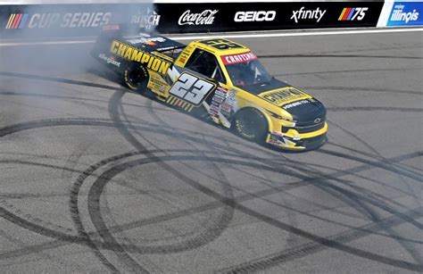 No. 23 NASCAR Chevy Truck Survives Crash Gateway '23: Video