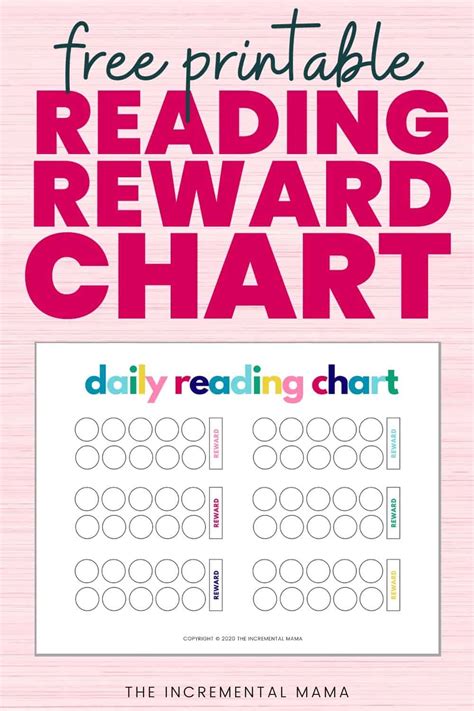 Reading Reward Chart Free Printable