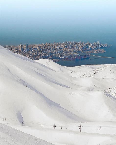 Stunning Beirut Shot From Ski Slopes Causing Controversy: Fake or Real ...