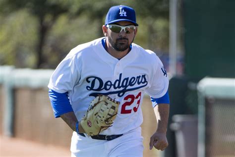 Adrian Gonzalez back in Dodgers workouts after neck discomfort - True ...