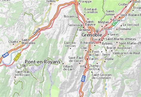 MICHELIN Lans-en-Vercors map - ViaMichelin