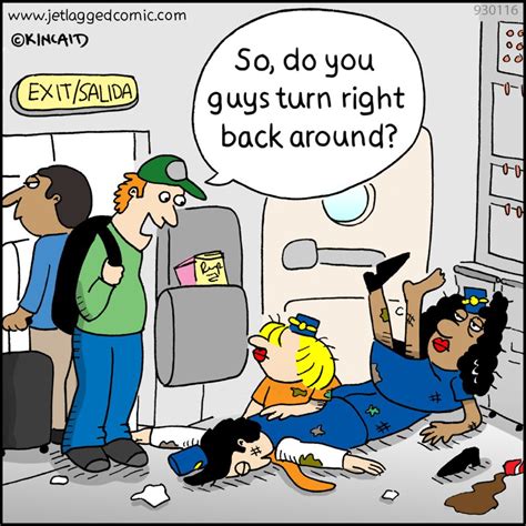 Turns - jetlagged comic by Kelly Kincaid | Flight attendant humor ...