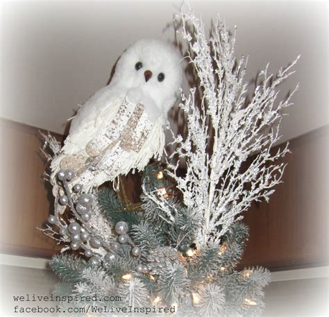 Classy Christmas Decor-My Snowy Owl Tree Topper