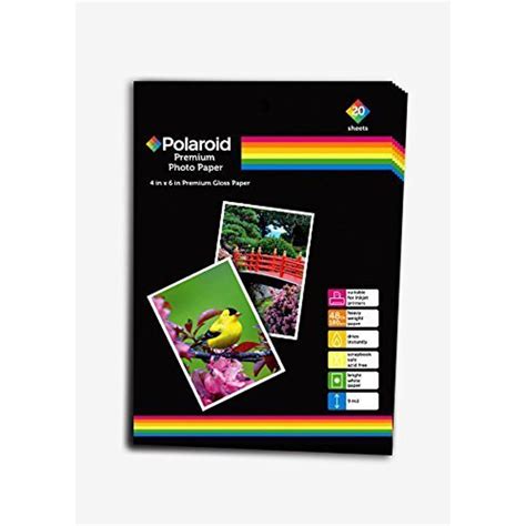 Polaroid - 120 Sheets 4in x 6in Premium Gloss Photo Paper. Suitable for ...