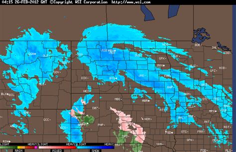 Question on Radar Display in Western North Dakota (Minot, Williston ...