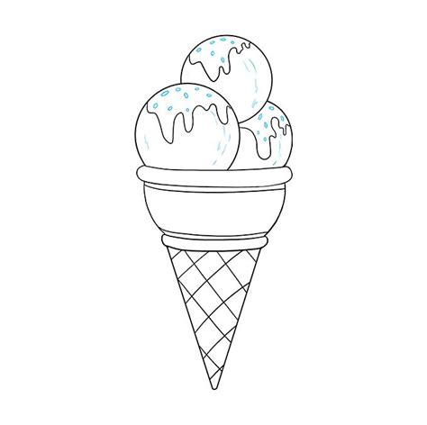 How to Draw Ice Cream - Really Easy Drawing Tutorial | Draw ice cream, Drawing tutorial easy ...