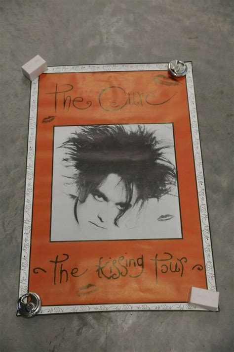 Original The Cure Poster Kiss Me Tour 1987 Approx 23" x 33.5" Vintage ...