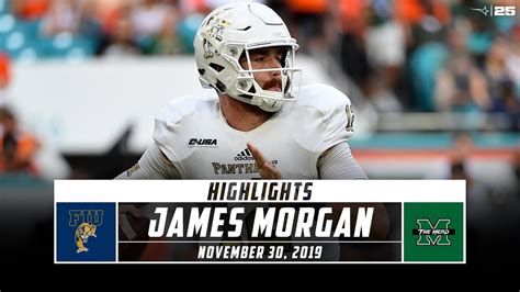 James Morgan Highlights: Florida International vs. Marshall (2019 ...