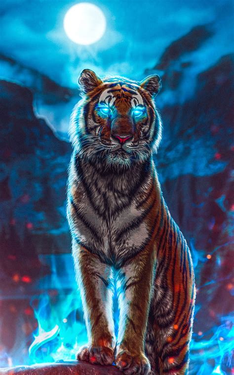 Galaxy Tiger, best colourful tiger android HD phone wallpaper | Pxfuel