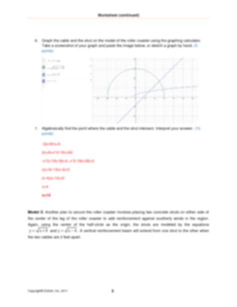 design a roller coaster worksheet - kyracon