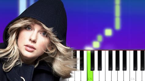 Taylor Swift - The 1 (Piano Tutorial) Acordes - Chordify