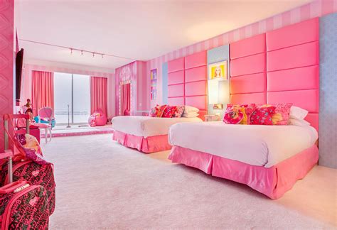 Pink-soaked Barbie-themed rooms at Hilton Panama