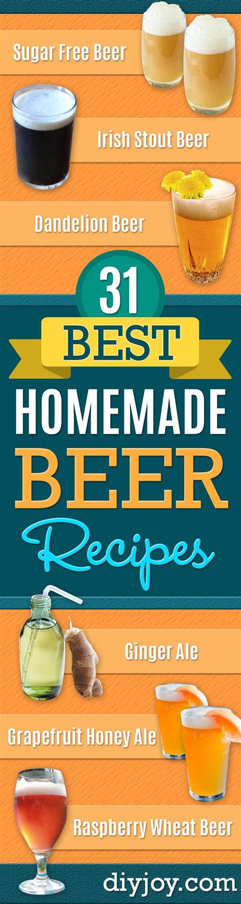 31 Best Homemade Beer Recipes | Homemade beer, Beer brewing recipes ...