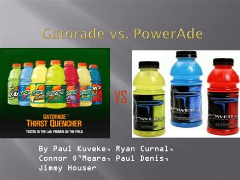 PPT - Gatorade vs. PowerAde PowerPoint Presentation - ID:2263892