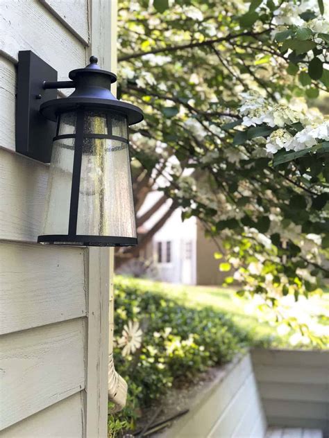 Modern Farmhouse Outdoor Lighting | Easy Home Exterior Updates - Grace In My Space