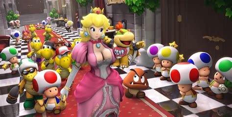 Princess Peach, Super Mario, video games, render HD wallpaper | Wallpaper Flare