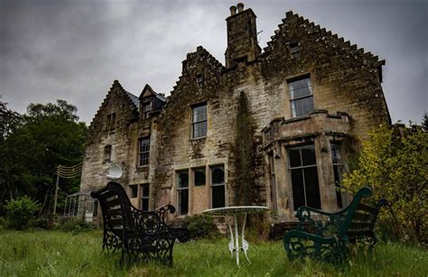 Chilling photos capture crumbling Scottish hotel that has stood untouched since it was ...