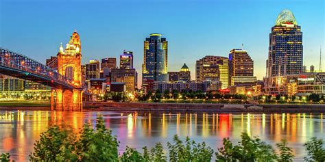 Queen City Skyline Panorama Over the Ohio River Photograph by Gregory ...